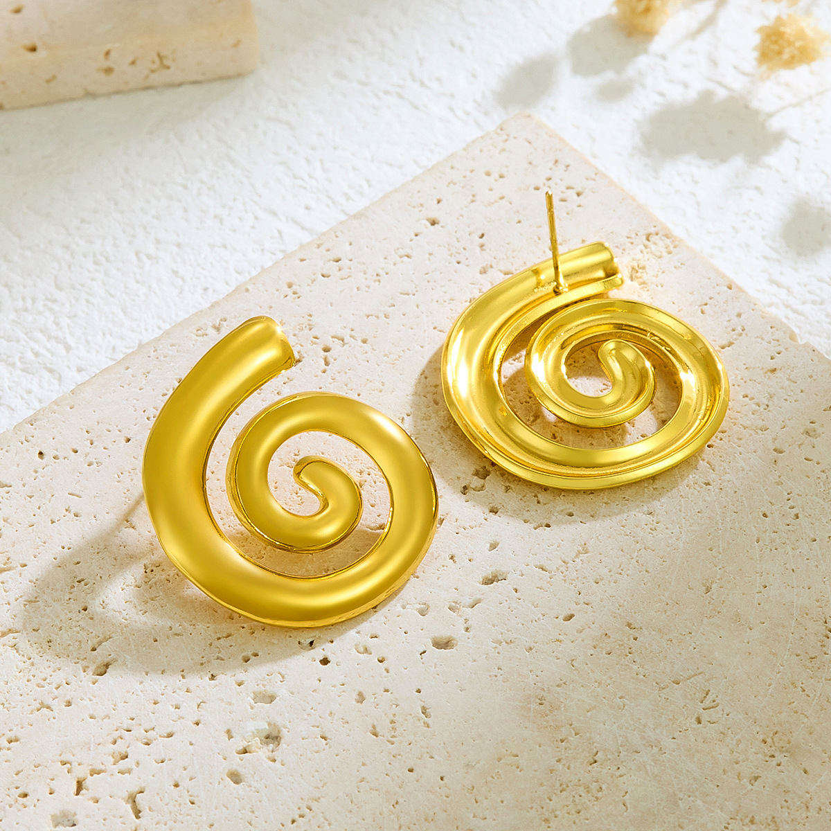Spiral Hoop Earrings