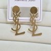 YSL-Inspired Monogram Earrings,