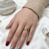 Liquid Gold Ripple Ring